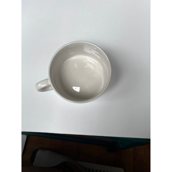 Ceramic Chicken/Rooster Soup Mugs Bowl With Handle Farmhouse Checkered Red - Picture 5 of 10